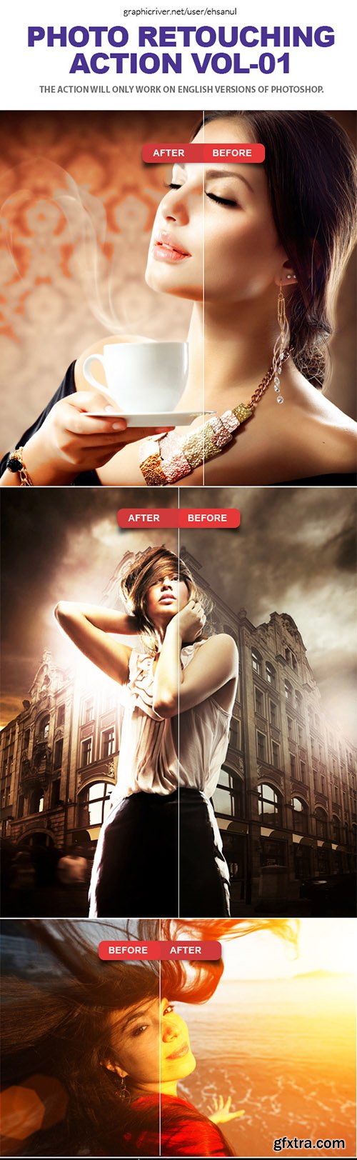 GraphicRiver Photo Retouching Photoshop Action Vol-01 10841230