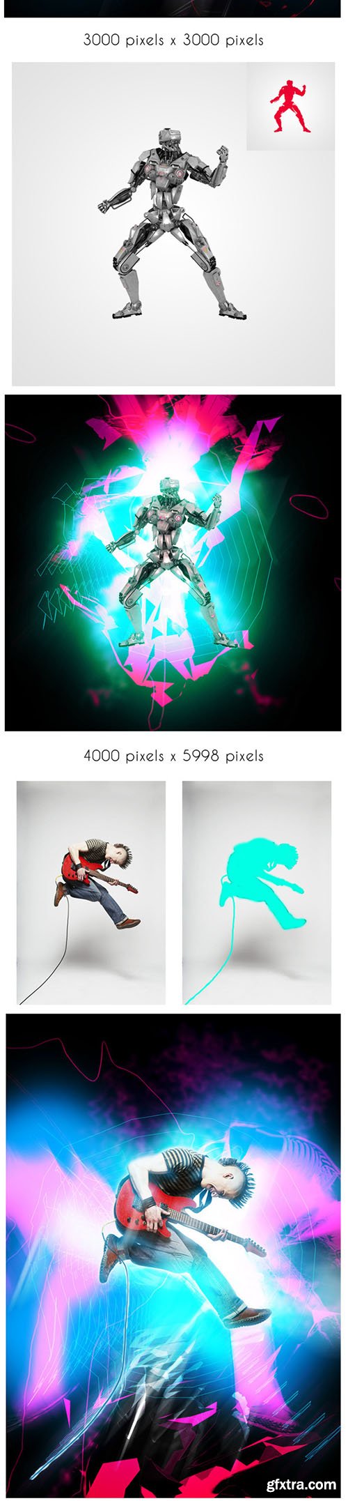 GraphicRiver Futuristic Photoshop Action 10839789