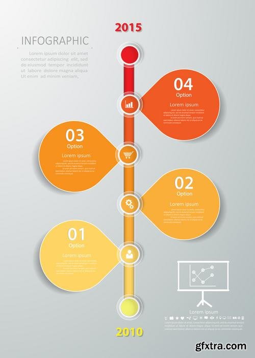 Stock Vector - Workflow Layout Banner Diagram Web Design Infographic Set, 30EPS