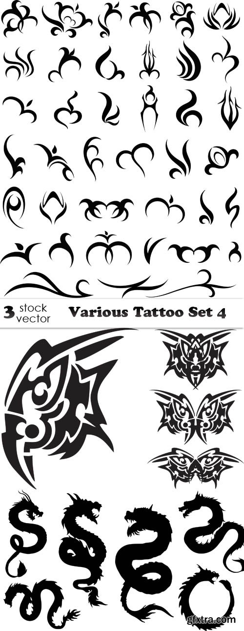 Vectors - Various Tattoo Set 4