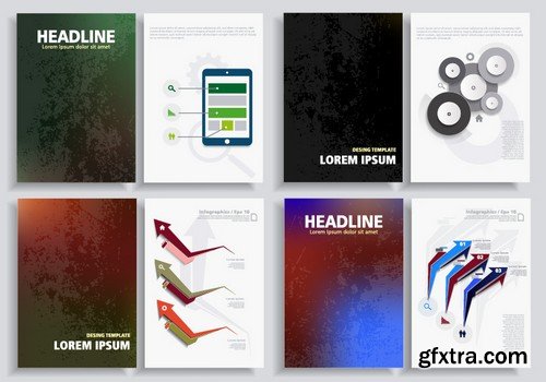 Stock Vectors - Business Flyer Template 7, 25xEPS