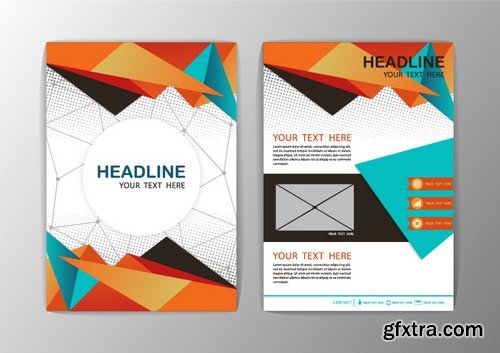 Stock Vectors - Business Flyer Template 7, 25xEPS