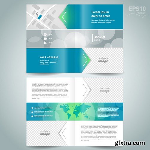 Stock Vectors - Business Flyer Template 7, 25xEPS