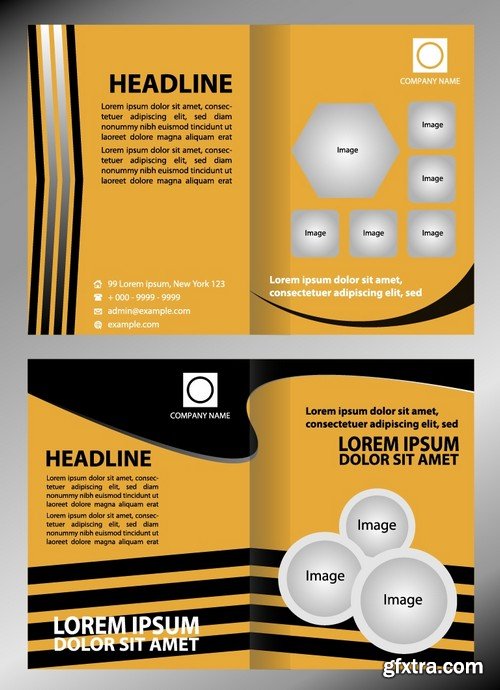 Stock Vectors - Business Flyer Template 7, 25xEPS