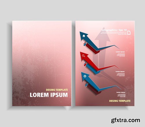 Stock Vectors - Business Flyer Template 7, 25xEPS