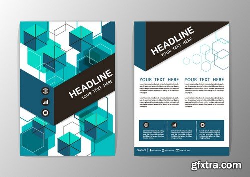 Stock Vectors - Business Flyer Template 7, 25xEPS