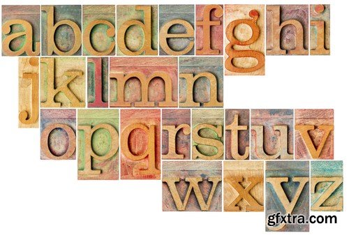 Stock Photos - Alphabet 11, 25xJPG