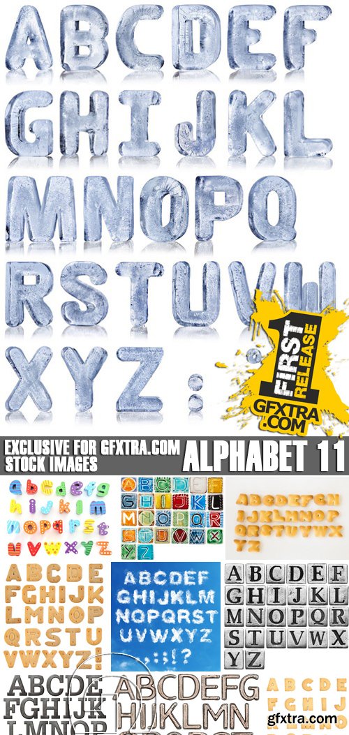 Stock Photos - Alphabet 11, 25xJPG