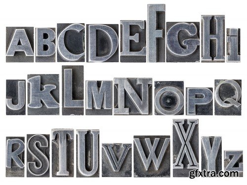 Stock Photos - Alphabet 11, 25xJPG