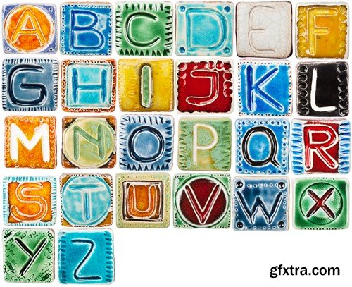 Stock Photos - Alphabet 11, 25xJPG