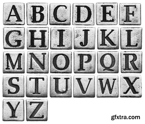 Stock Photos - Alphabet 11, 25xJPG