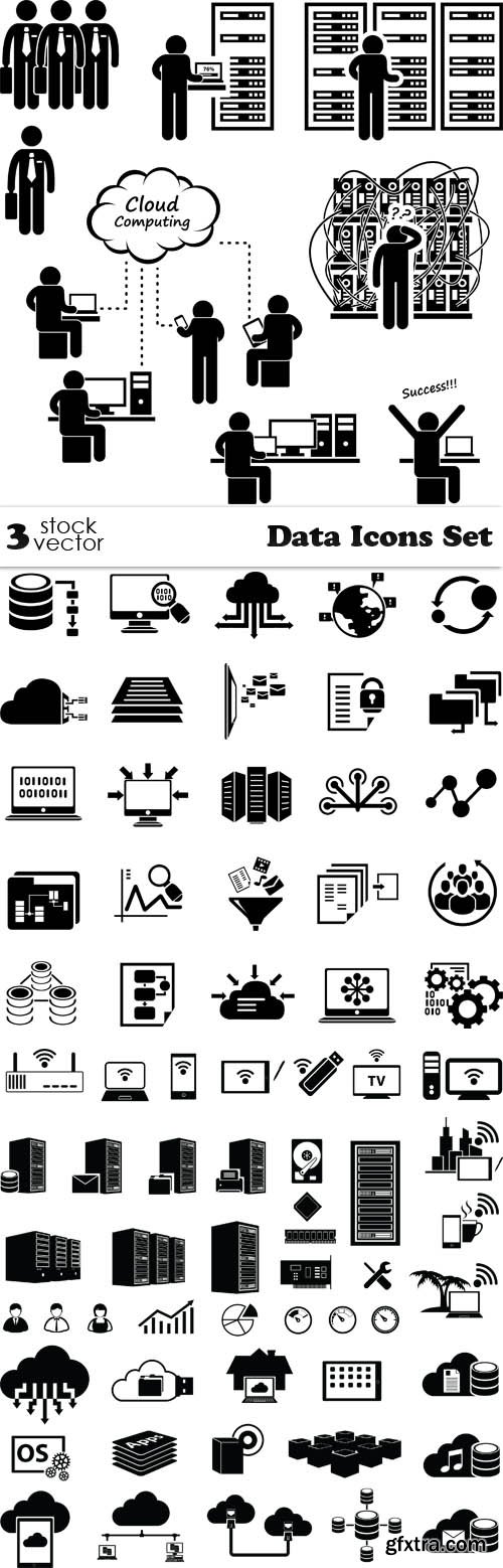 Vectors - Data Icons Set