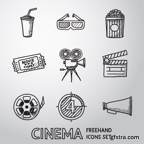 Collection of different icons 12-25 Eps