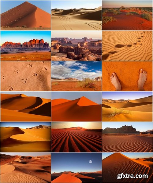 Collection of red desert sand dune 25 HQ Jpeg