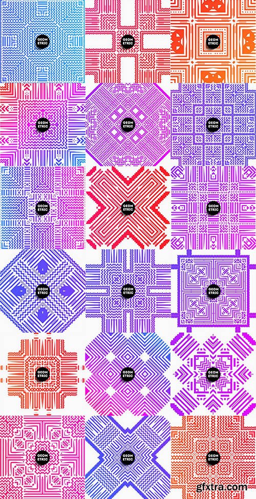 Abstract Geometric & Ethno Pattern, 25xEPS