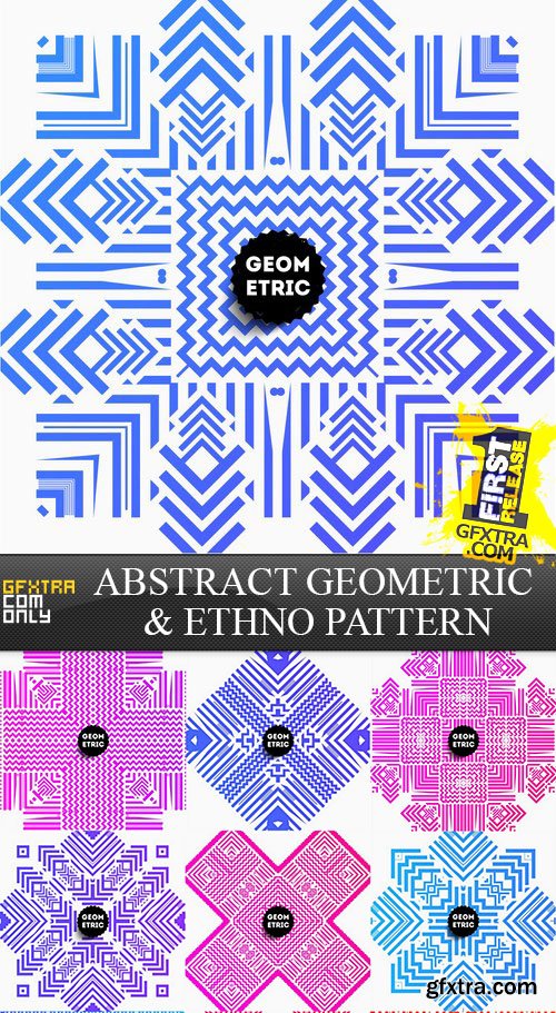 Abstract Geometric & Ethno Pattern, 25xEPS