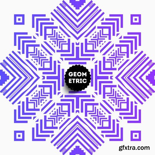 Abstract Geometric & Ethno Pattern, 25xEPS