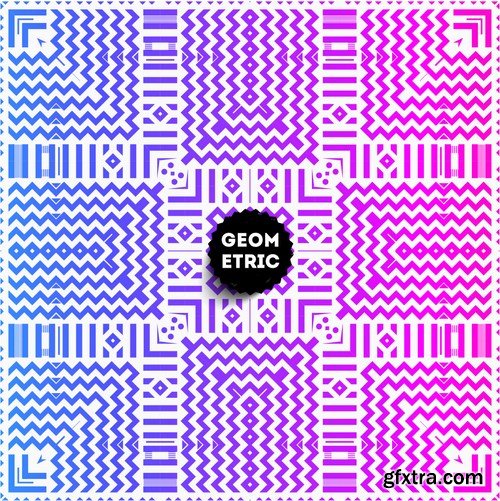 Abstract Geometric & Ethno Pattern, 25xEPS