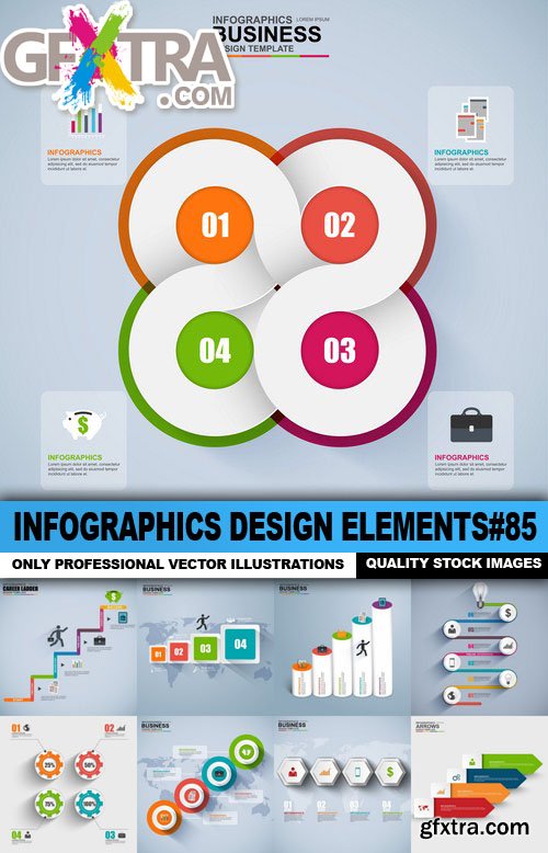 Infographics Design Elements#85 - 25 Vector