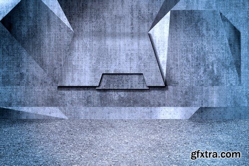 Grungy Concrete Backgrounds - 5x JPEGs