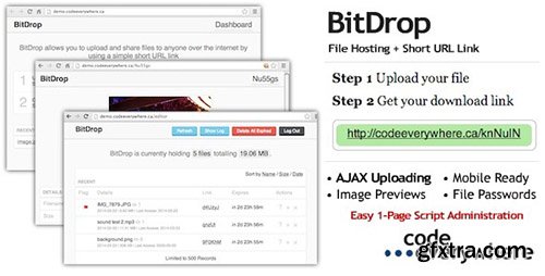 CodeCanyon - BitDrop v1.4.2 - File Hosting with Short URL Link