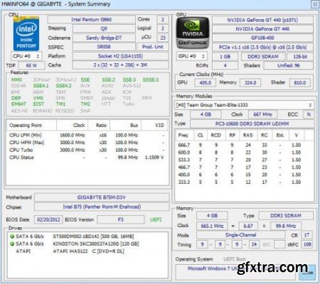 HWiNFO32/HWiNFO64 v4.61-2465 Beta Portable