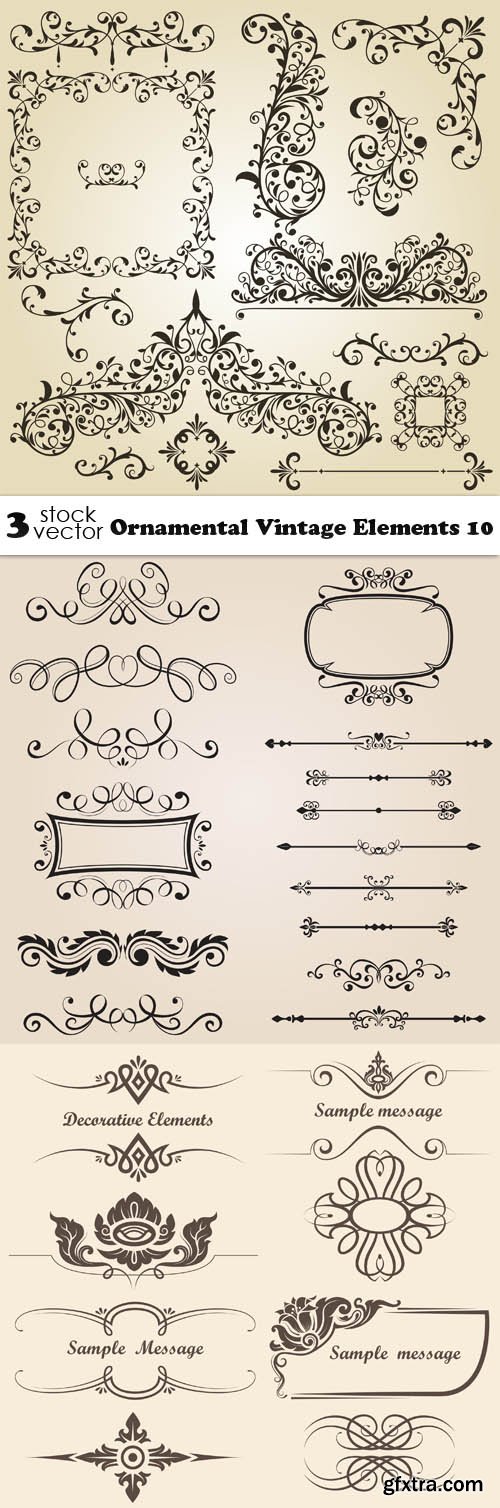 Vectors - Ornamental Vintage Elements 10