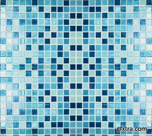 3d Monochrome background and tile mosaic 15x JPEG