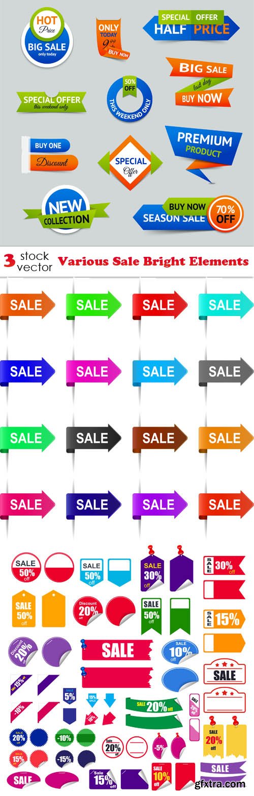 Vectors - Various Sale Bright Elements