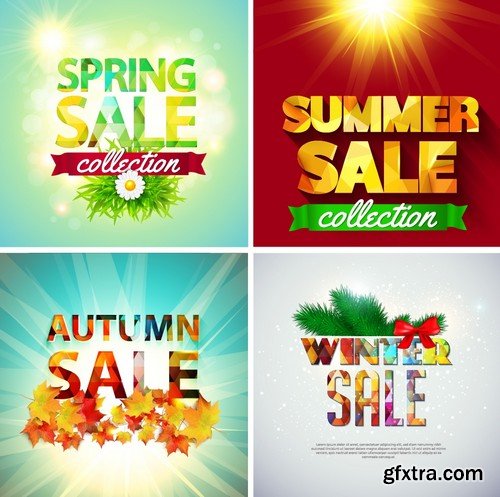 Stock Vectors - Sale Mix 6, 25xEPS