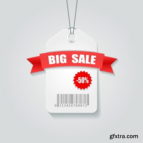 Stock Vectors - Sale Mix 6, 25xEPS