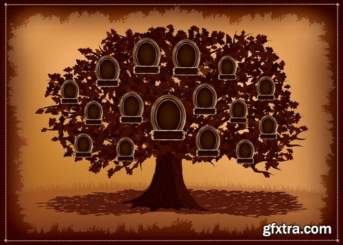 Stock Vectors - Family tree