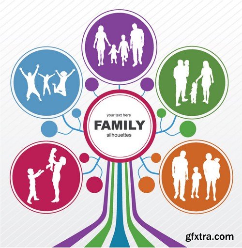 Stock Vectors - Family tree