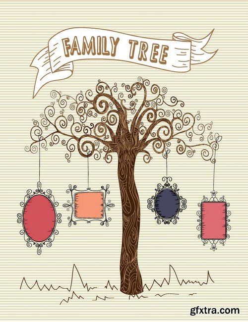 Stock Vectors - Family tree