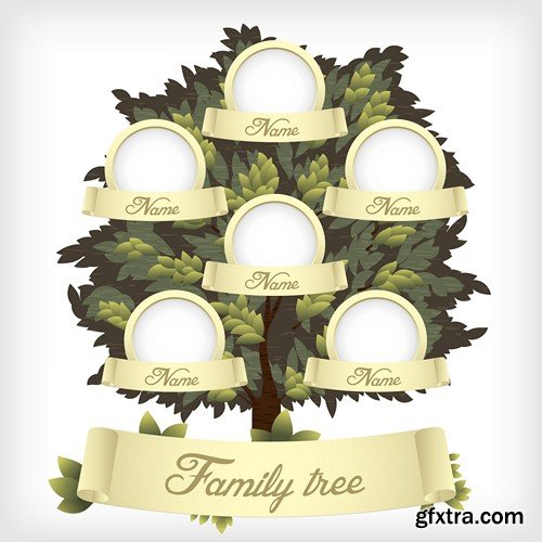 Stock Vectors - Family tree