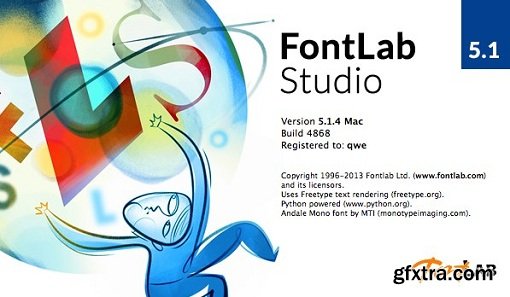 FontLab Studio 5.1.4 build 4868 MacOSX