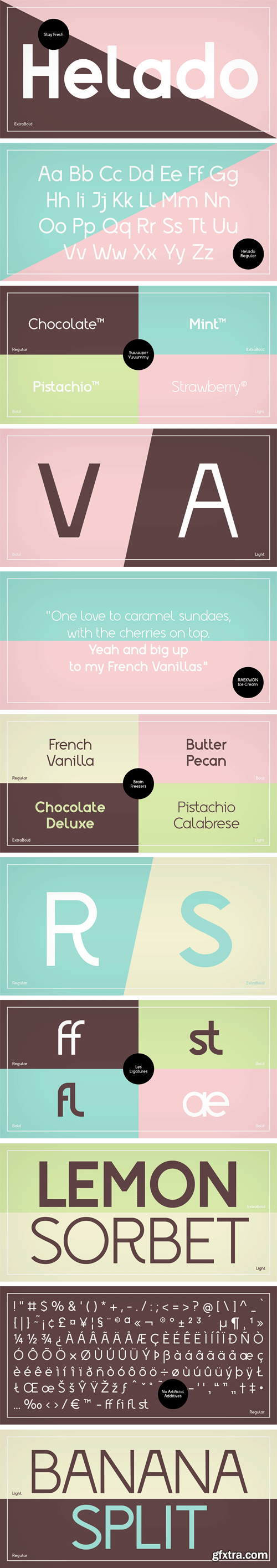 Helado Font Family