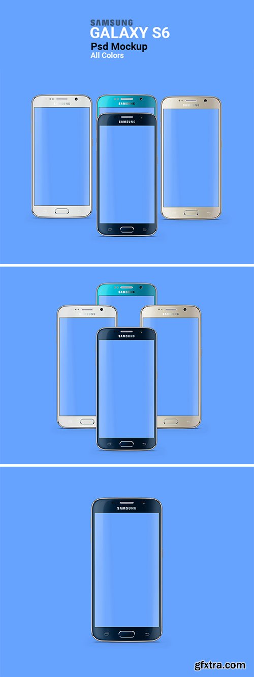 PSD Mock-Up's - Samsung Galaxy S6