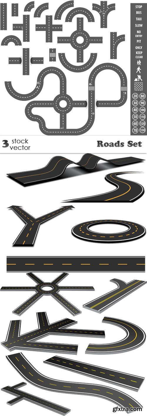 Vectors - Roads Set