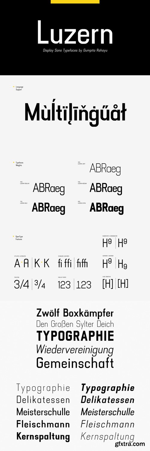 Luzern Font Family $80