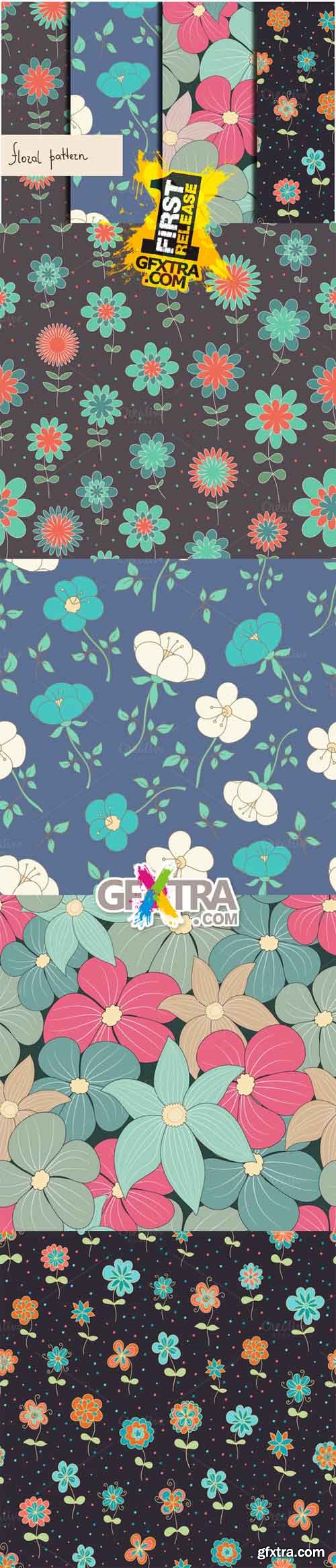 CM - Vector Floral Pattern Set 1