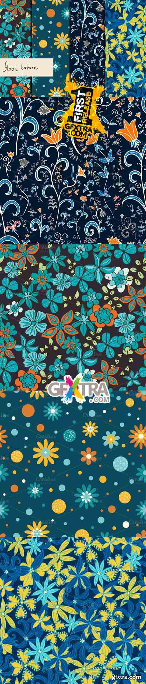 CM - Vector Floral Pattern Set 2