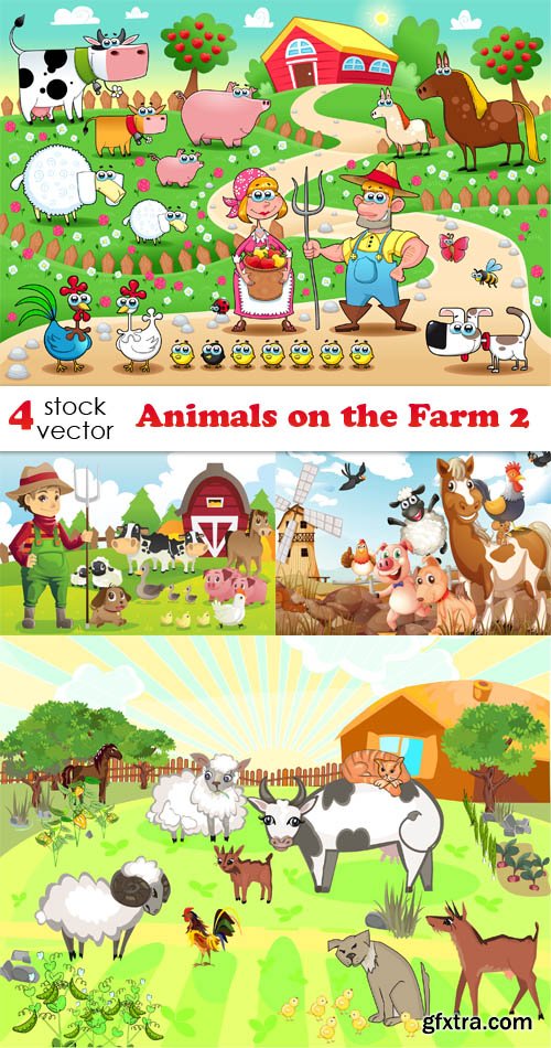 Vectors - Animals on the Farm 2