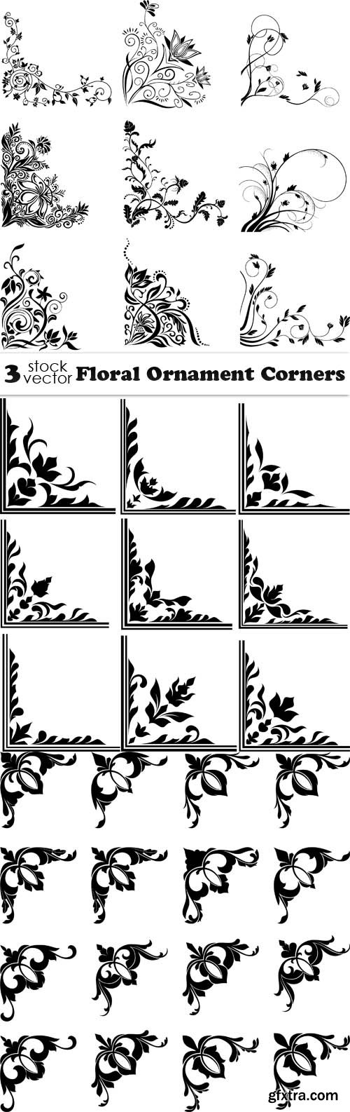 Vectors - Floral Ornament Corners