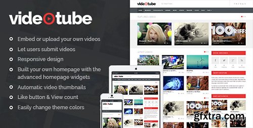 ThemeForest - VideoTube v1.3.4.3 - A Responsive Video WordPress Theme