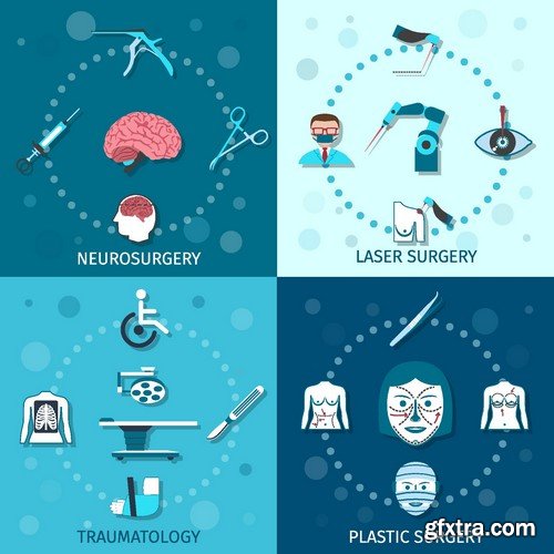 Stock Vectors - Medical Infographic 10, 25xEPS