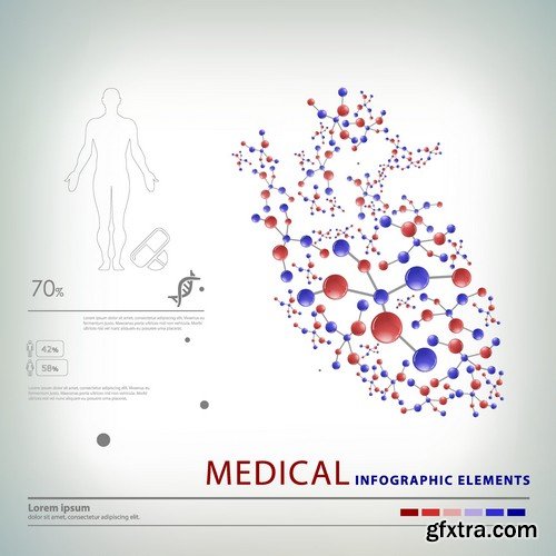 Stock Vectors - Medical Infographic 10, 25xEPS