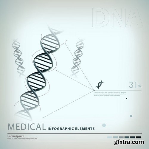 Stock Vectors - Medical Infographic 10, 25xEPS