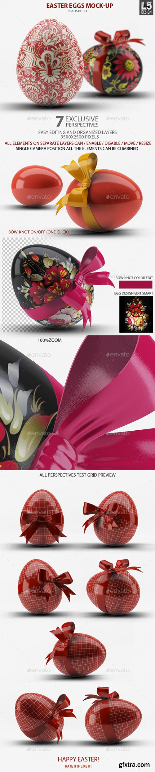 GraphicRiver - Easter Eggs Mock-Up 10765628