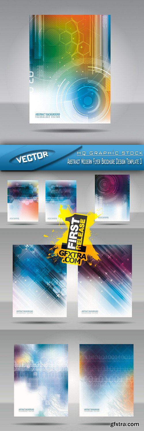 Stock Vector - Abstract Modern Flyer Brochure Design Template 3